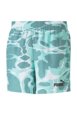 Summer Splash Woven AOP Shorts 5"  Mint