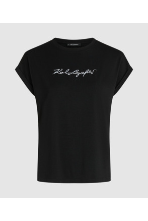 SLEEVELESS SIGNATURE T-SHIRT