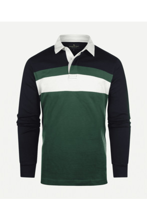 Rugby Striped Panel Shirt