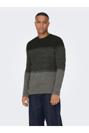 ONSPANTER LIFE 12 STRUC CREW KNIT N