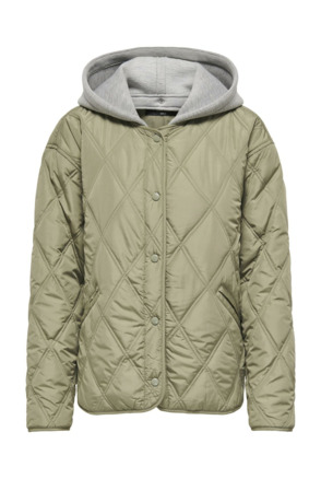 Hood Long Sleeves (L/S) OUTERWEAR Gewatteerde jas met zakken aan de voorkant en lange mouwen