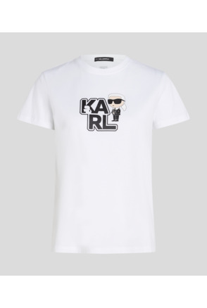 VARSITY KARL PRINT T-SHIRT