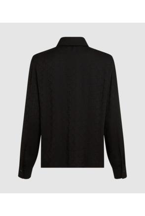 K JACQUARD BOW BLOUSE