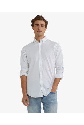 Stretch Pique Shirt Heren