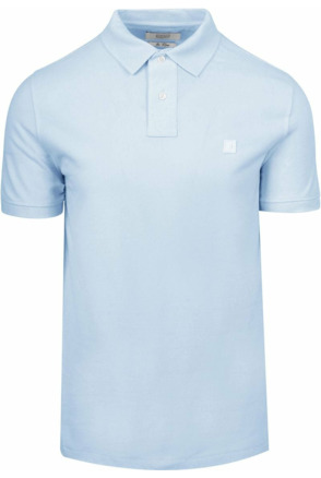 King Essentials The Rene Poloshirt Lichtblauw
