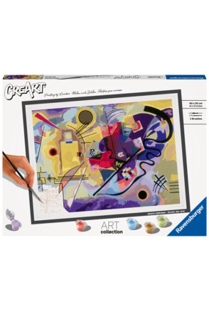 Ravensburger CreArt Yellow, Red, Blue (Kandinsky) - Schilderen op nummer voor volwassenen