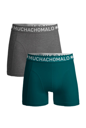 Heren 2-Pack Boxershorts Effen