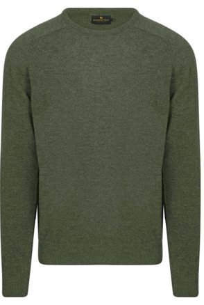 Steppin' Out Trui Lamswol Olijfgroen