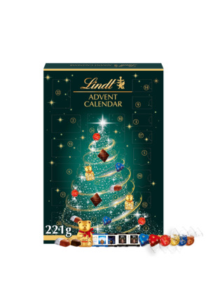 Lindt Adventskalender Kerstboom Gemengd 221 gram