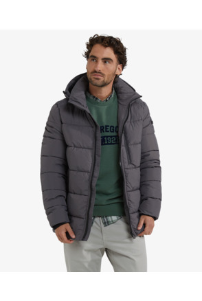 Hooded Bomber Jacket 100% Polyester Heren