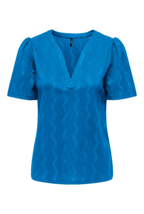ONLDIA S/S V-NECK PLEAT TOP CS JRS