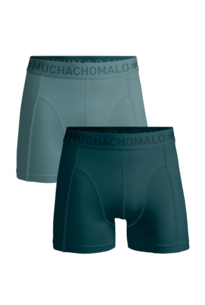 Heren 2-Pack Boxershorts Effen Green