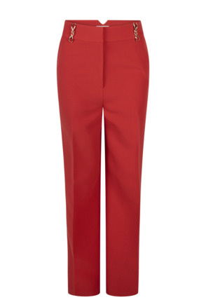 Aaiko Dames comfortabele broek lava red viscose elastaan