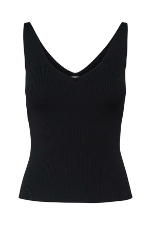 Knit Fit V-Neck Sleeveless (S/L) Gebreide top