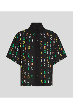 SUMMER LOGO AOP BLOUSE