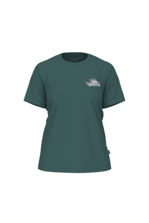 New Balance Dames Multi Linear T-shirt Groen