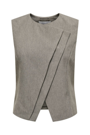 ONLNOVI S/L MEL ASYM WAISTCOAT TLR
