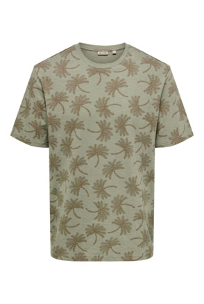 ONSMALDINI AOP REG. SS AOP TEE