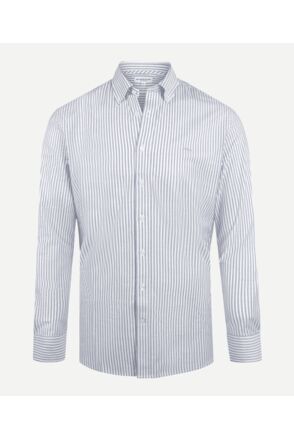 Stretch Oxford Shirt Big Stripe