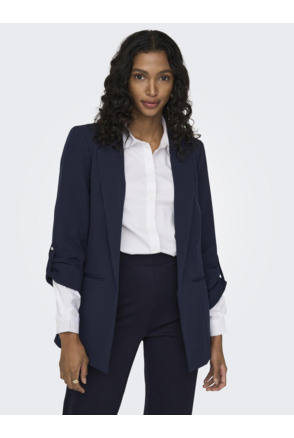 Regular Fit Reverse Blazer met manchetten met knopen