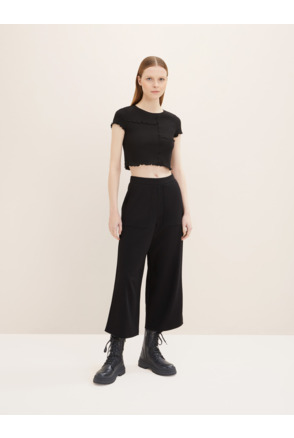 Culottes met crêpestructuur