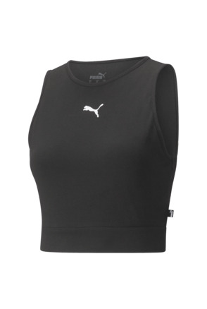 Cut Out Crop Top Puma Black