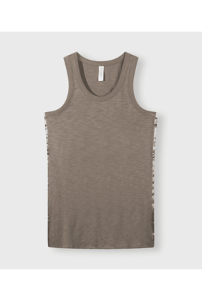 10DAYS Dames slub jersey singlet katoen