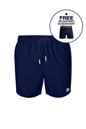 Heren Zwembroek Effen Tealish Blue