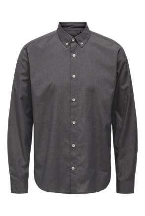 Regular Fit Overhemdkraag Lange Mouwen (L/M) Heren