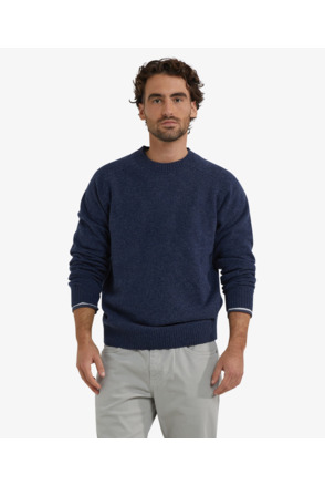 Lambswool Crew Neck sweater 100% Lambswool Heren