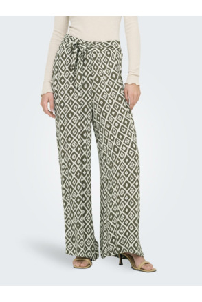 Loose Fit Loose fit broek met riem in de taille