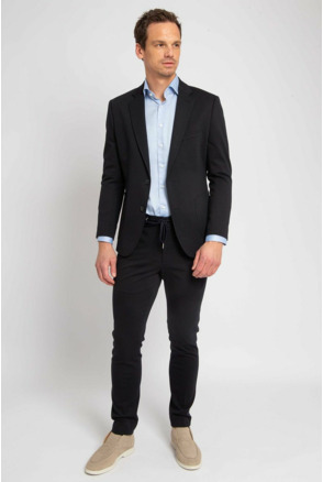 Suitable Jersey Suit Navy
