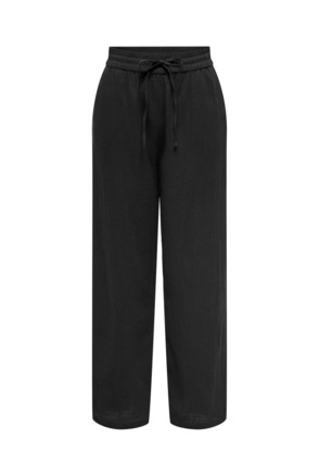 Regular Fit Basic elastische taillebroek met zijzakken