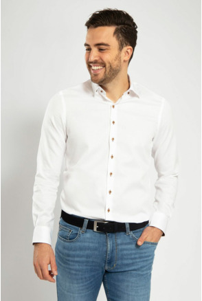 Suitable Overhemd Twill Wit