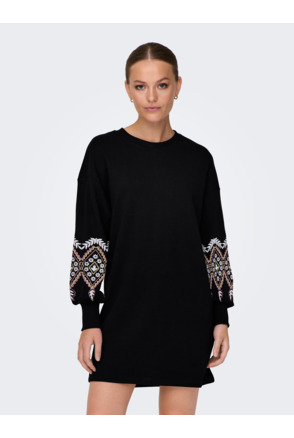 ONLBROOKE LS SHORT DRESS FLOWER SWT