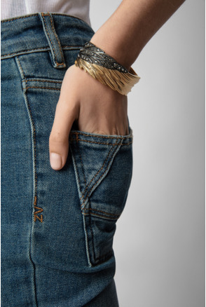 ROCK FEATHER BRACELET