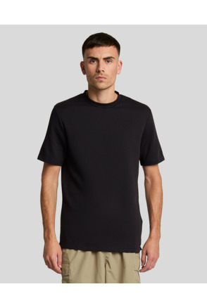 Twill Texture Crewneck T-Shirt