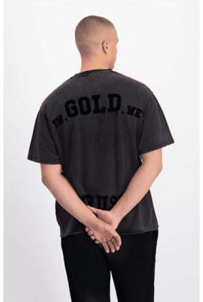 Het Strikte T-shirt Grijs Unisex