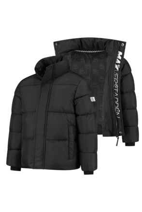 MV Kids - Winterjas - Zwart - Max Verstappen