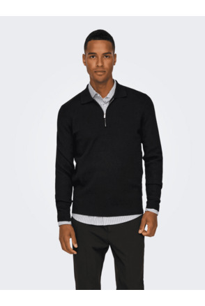 Polo met lange mouwen (L/S) met normale pasvorm Heren