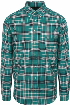 Steppin' Out Flanel Overhemd Ruit Groen
