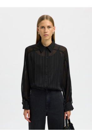 Relaxed Fit Shirt Collar Long Sleeves (L/S)