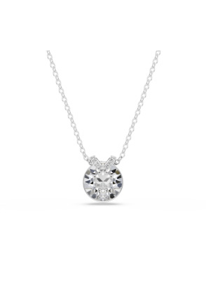 Bella Pendant OU Rhodium shiny Crystal