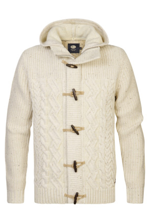 Men Knitwear Hooded Cardigan