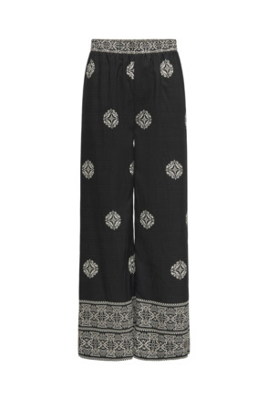 Regular Fit Broek met elastische tailleband in regular fit