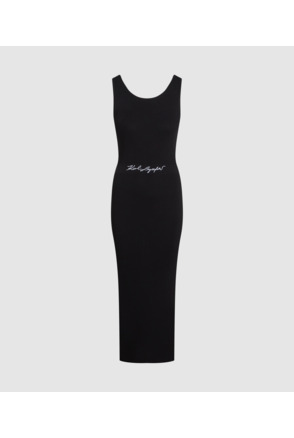 SIGNATURE LONG KNIT DRESS