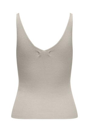Knit Fit V-Neck Sleeveless (S/L) Gebreide top