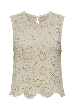 Relaxed Fit O-Neck Sleeveless (S/L) Chic Summer - Mouwloze tanktop met ronde hals voor dames