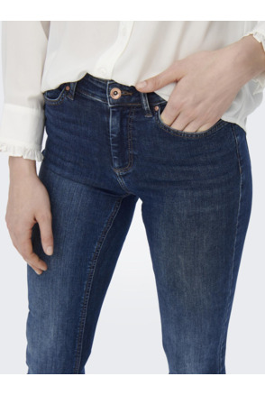 Flared Fit Jeans met uitlopende taille en uitlopende taille met zakken aan de voorkant