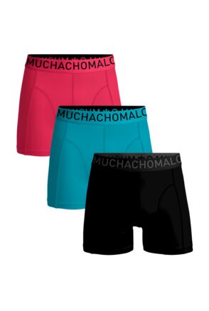 Men 3-pack Boxer Shorts Microfiber Solid